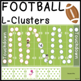 L-Clusters: No Print American Football Game Board