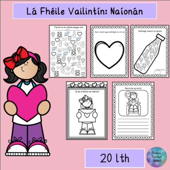 Preview of Lá Fhéile Vailintín St Valentines Day Irish Infant Pack
