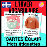 L’HIVER | WINTER IN QUEBEC CANADA FRENCH | VOCABULARY FLASHCARDS