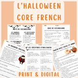 L'Halloween for Middle School Core French!