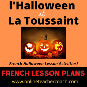 Preview of L'Halloween et La Toussaint en France Activities - French Halloween