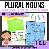 Plural Nouns Worksheets, Lessons- Kindergarten Singular an