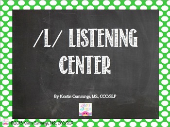 Preview of L Listening Center Power Point