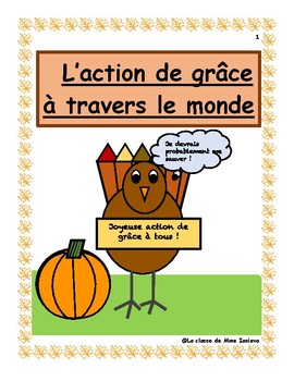 Preview of L'action de grâce à travers le monde/ Thanksgiving around the world