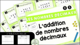 L'addition de nombres décimaux