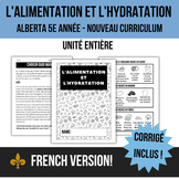 L’alimentation et l'hydratation - Alberta 5e (Unité comple