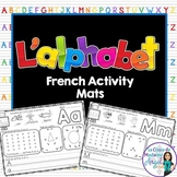 Napperons de l'alphabet:  French Alphabet Activity Mats