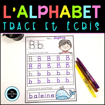 Preview of L’alphabet: French Alphabet Handwriting Letter Formation