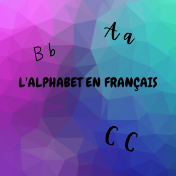 Preview of L'alphabet en français
