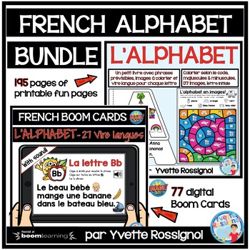 Preview of L'alphabet en français | French Alphabet Activities BUNDLE