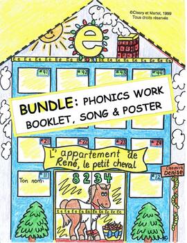 Preview of L'appartement de René - BUNDLE - Work Booklet/Song/Poster- Distance Learning