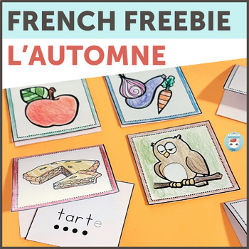 Preview of L'automne French Fall Vocabulary Practice: Image-Word Match | Vocabulaire FREE