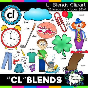 L blends clipart - Cl words - 22 images! Personal and Commercial use