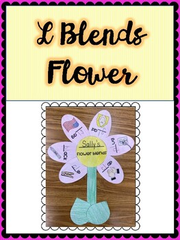 L blends flower craft by Teacher Teri | Teachers Pay Teachers