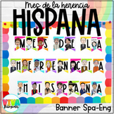 Líderes Hispanos | Hispanic Heritage Month Banners in Engl