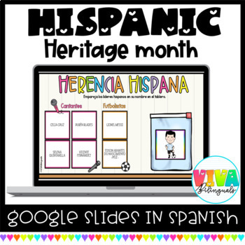 Preview of Líderes Hispanos | Hispanic Heritage Month Digital Spanish Game 