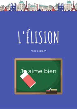 Preview of Distance learning - L'élision - The elision