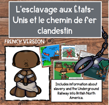 Preview of L'esclavage et le chemin de fer clandestin - French Version