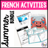 L'été - French summer vocabulary activities BUNDLE