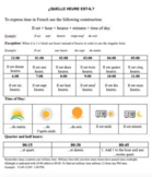 L'heure, Time Lesson Guided Notes (Google Document)