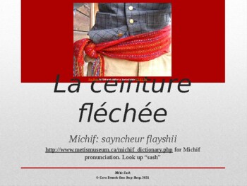 Preview of L'histoire de la ceinture fléchée (History of the Métis Sash)