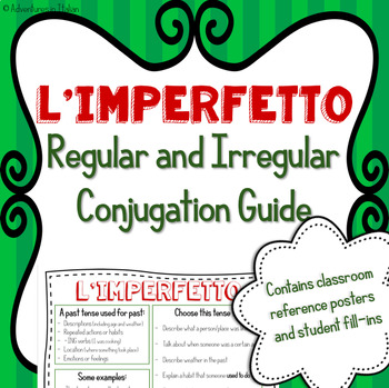 Preview of L'imperfetto italiano - conjugation guide and verb chart