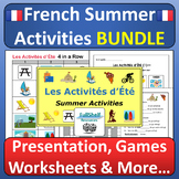 L’été et les Vacances French Summer Vacation Activities BU