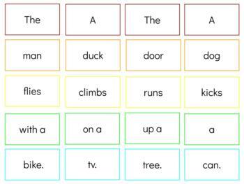 L101: 5 pt silly sentences by TLC Montessori Materials and more | TpT