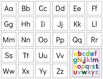L236 (PDF): letter matching mat (add play doh) (2pgs) | TPT