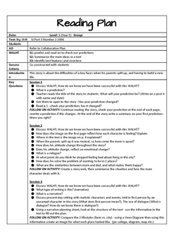 L3 Yr5 Big Shift Reading Plan by Sarah Hetherington | TPT