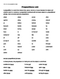 L.4.1e Prepositions and Prepositional Phrases