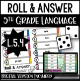 5th Grade Grammar Activities - L.5.4 with Digital Activities