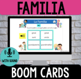 LA FAMILIA | FAMILY | SPANISH DIGITAL CARDS | BOOM CARDS