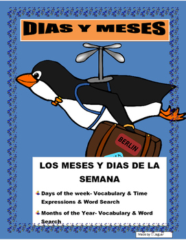 Preview of LA FECHA-Dias de La Semana y Meses -Months & Days -Spanish