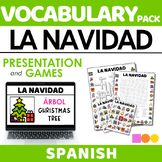 LA NAVIDAD Vocabulary Game Pack - Word Search, Crossword & Bingo