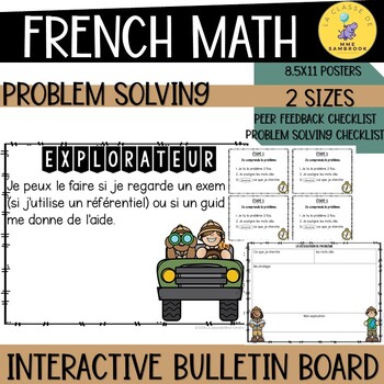 Preview of LA RÉSOLUTION DE PROBLÈME / French math problem solving posters