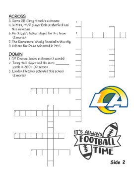 It's Time for Football Trivia!