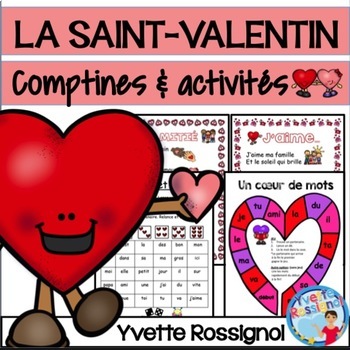 La Saint Valentin Et L Amitie French Valentine S Day Poem And Activities