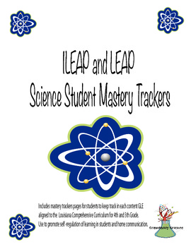 Preview of LA Science Mastery Trackers 4th-5th