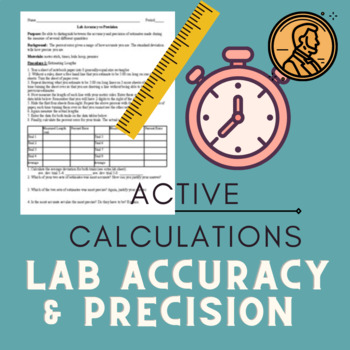 Preview of LAB Accuracy and Precision - Kinesthetic, Engaging, and Calculation Practice