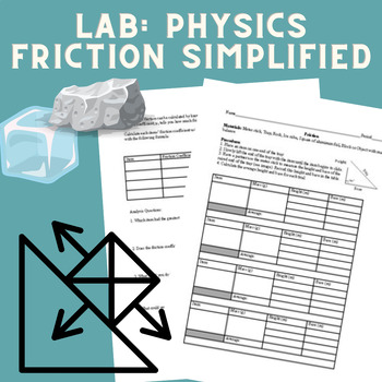 Preview of LAB - Integrated Physics/Chem & Physics - Simplified Friction Lab
