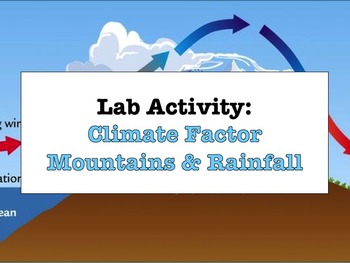 Preview of LAB - Mountain Ranges and Rainfall (w/ PowerPoint)