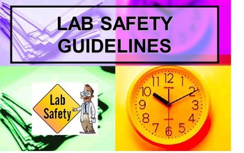 Preview of LAB SAFETY RULES VISUAL FUN POWERPOINT