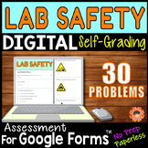 LAB SAFETY ~ Self-Grading Quiz Assessment for Google Forms