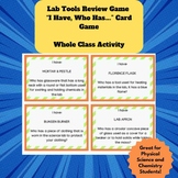 LAB TOOLS-Card Game Physical Science, Chemistry, Lab Tools