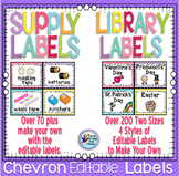 Classroom Library Labels and Classroom Supplies Labels
