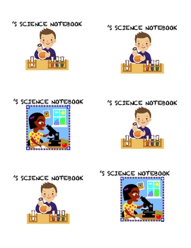 Preview of LABELS FOR STUDENT SCIENCE NOTEBOOKS