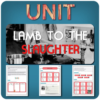 Preview of LAMB TO THE SLAUGHTER – A complete unit for ESL students!