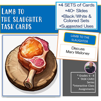 Preview of LAMB TO THE SLAUGHTER [TASK CARDS]