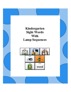 Preview of LAMP AAC Kindergarten Sight Words Set